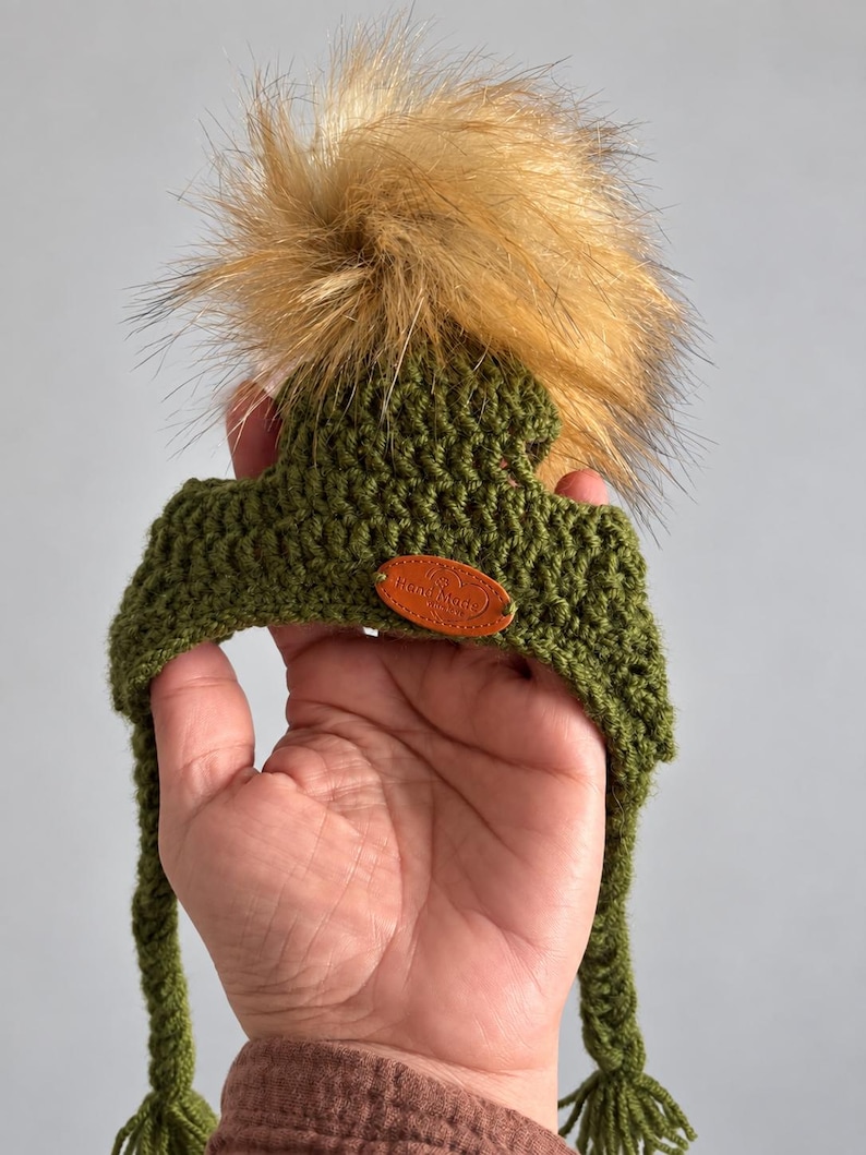 Kit de crochê para gorro de cachorro 