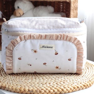 Porta salviette e porta pannolini per neonata • Borsa organizer per passeggino • Borsa per gli accessori essenziali per il cambio del pannolino