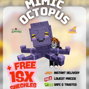 Mimic Octopus | Roblox Grow A Garden Pet