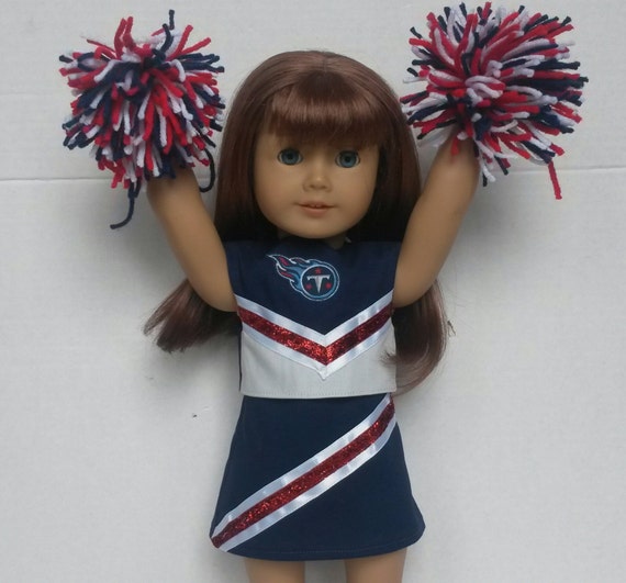 Doll Clothes fits 18/" American Girl Dolls Nebraska Huskers Cheerleader Outfit