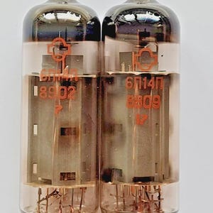 6P14P 6П14П EL84 Reflektor Vacuum Tubes - Matched & Tested PAIR - UK SELLER!