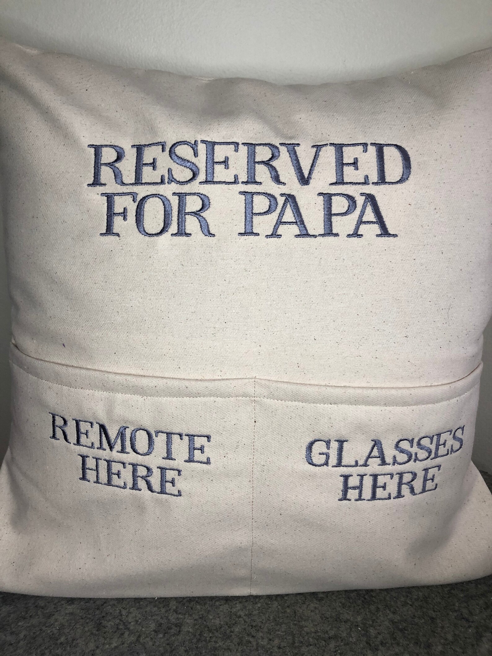 Embroidered 2pocket Pillow Cover pillow Etsy