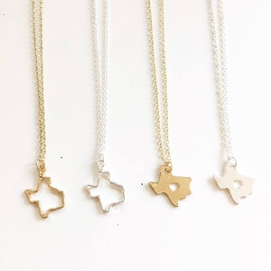 texas state necklace | dallas houston San Antonio austin | souvenir