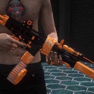 FiveM Custom Gang SMG Orange | FiveM Ready | Optimized | Lore Friendly | High Quality |