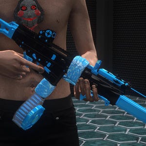 FiveM Custom Gang SMG Baby Blue | FiveM Ready | Optimized | Lore Friendly | High Quality |
