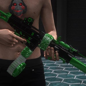FiveM Custom Gang SMG Green | FiveM Ready | Optimized | Lore Friendly | High Quality |