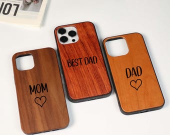 Engraved Wood iPhone Case | Handmade Wooden Phone Cover