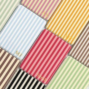 Personalized Striped Kindle Case, Custom Monogram Kindle Paperwhite Case, Preppy Kindle Cover with Initials, Kindle Accessories Gift For Her