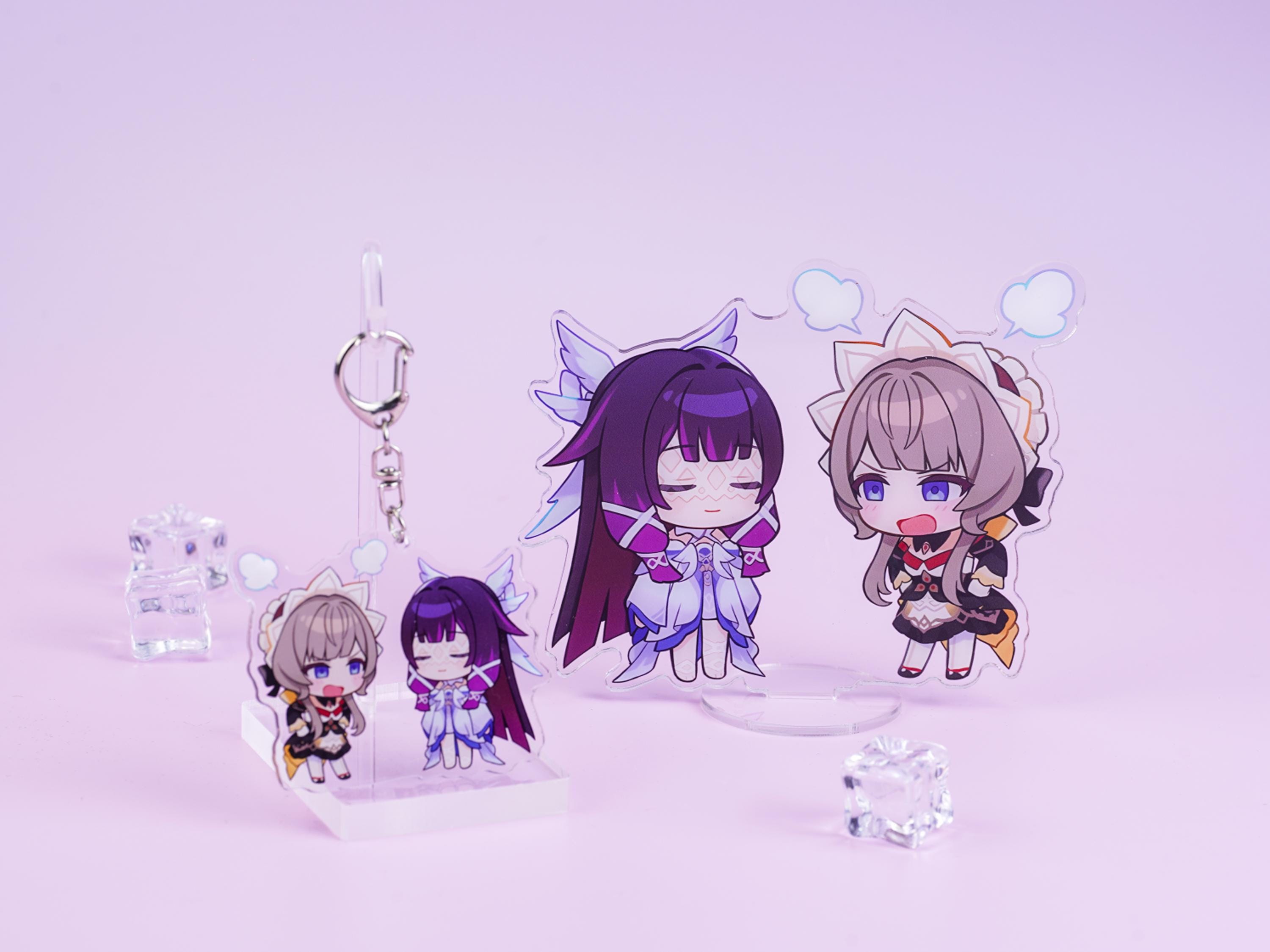 Genshin Impact Sandrone & Columbina Set - Chibi Acrylic Standee +