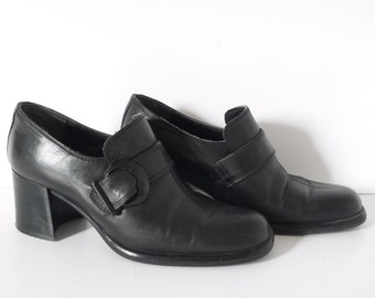 Damen Mary Janes Midheal Slip On Schuhe Pump