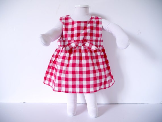 girls gingham summer dress