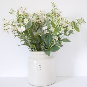 Franse antieke steengoed crock gres confit jar keukengerei houder