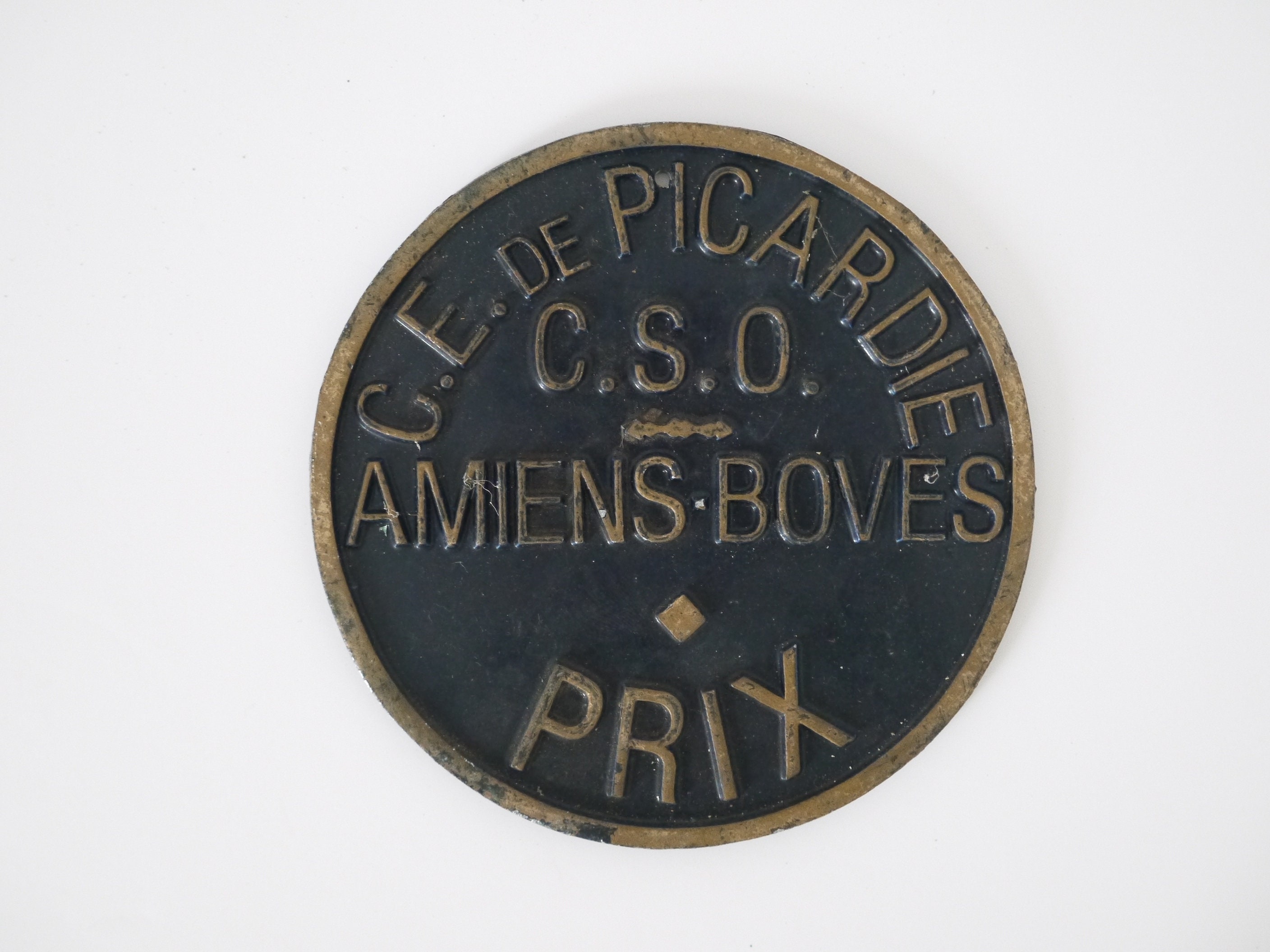 Prix Bovins Vintage Français Metal Agricultural Signs Plaques Awards