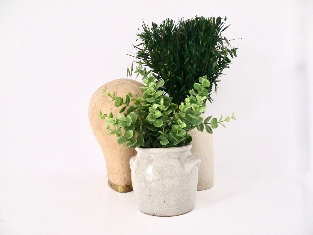 Français de Transfert Vierge Croûte en Pierre Fer Vintage