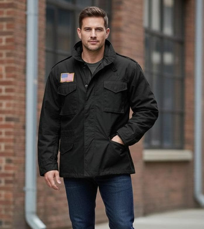 Men's Tactical Cotton Field Jacket – M65 Vintage Army Style