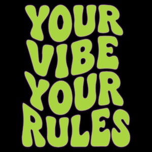 Din Vibe Dina Regler SVG – Retro Typografi Design (Digital Nedladdning)