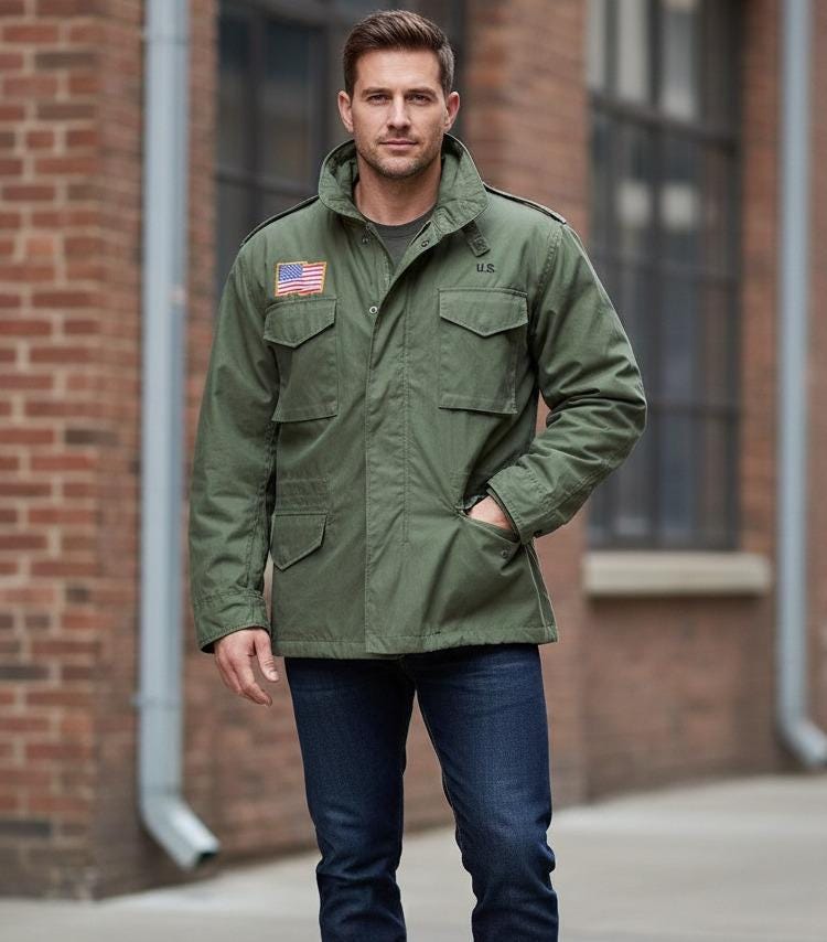 M65 Vintage Field Jacket Xl - Etsy