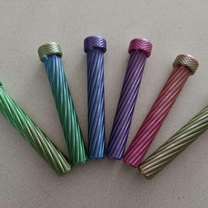 Colorful Gradient PLA Joint Tubes with Cap – Durable & Protective