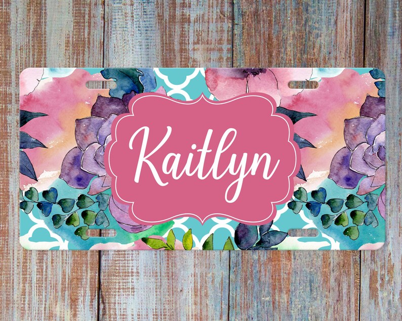 Personalized name license plates drawings gagassecret