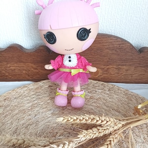 Muñeca Lalaloopsy vintage de 18 cm, muñeca Lalaloopsy Trinket con brillos, figura pastel coleccionable kawaii, muñeca de colección rara o decoración