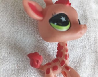 Figurine Littlest PetShop : Girafe Rose #2770 - Occasion, Jouet Collection - Figurine Animal