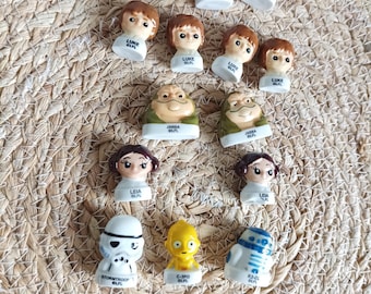 Star Wars Feves – Französische Vintage-Figuren zur Epiphanie – Amulette aus Porzellan – Sammlerfiguren aus Porzellan mit Königskuchen – Kollektion Epiphanie