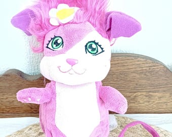 Pink and Purple Popples Plush – Revisited 80s Classic Toy – Spin Master Popples Transforming Plush - Talking Popples Bubbles Pink Plush toy