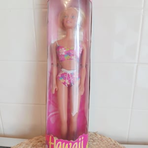 1999 Mattel Hawaii Barbie Doll, Barbie Mint in Box Special Edition, Vintage Mattel Barbie Doll in Box, Vintage Pink Bikini Doll