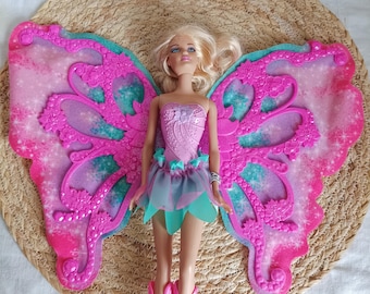 Barbie Flower 'n Flutter Fairy Doll - Mattel 2011 - Butterfly Wings, Fairytopia Collection - Vintage Barbie Fairy Doll - vintage Fairy Doll