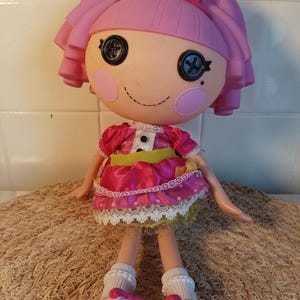 Vintage Lalaloopsy jewel sparkles princess doll, rare large Lalaloopsy vintage doll, colored kawaii doll, sparkly jewelry from LaLaLoopsy