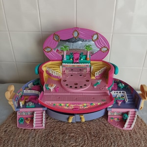 Vintage Polly Pocket Light-Up Fashion, Rare Polly Pocket Hatbox 1995 Compact, RARE Light-Up Fashion Show Compact Only, Kawaii Bluebird Toys