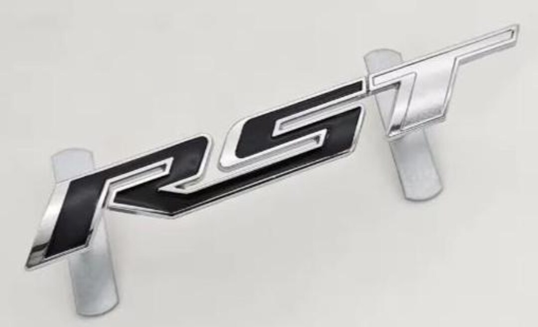 Chevy Rst Emblems 3D Metal RST Logo Emblem Badge for Chevrolet Front Grill Trunk Fender ...