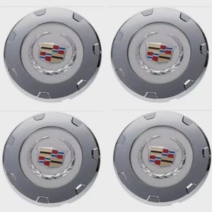 4 tapacubos cromados para ruedas Cadillac Escalade de 22 pulgadas (9598677) para camionetas Cadillac SUV (2007-2014)