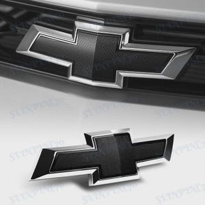 Emblema de rejilla delantera con lazo negro para Chevy Camaro 2014-2022: nuevo accesorio de repuesto con el logotipo de Chevrolet, estilo OEM.