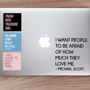 Parks & Rec Sticker - I hate talking to people about things - April Ludgate