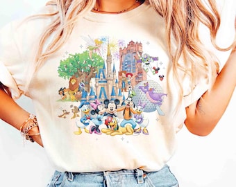 Vintage Comfort Colors Walt Disney World Shirt, Disney Family Vacation 2026 Tee, Disney Trip Group Shirt, Retro Disneyworld Tee