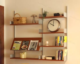 Mensole a muro, scaffalature modulari, mensole sospese, portaoggetti, scaffalatura per la casa, pannello forato, decorazione per la casa, regalo per l'inaugurazione della casa, mensola a muro.