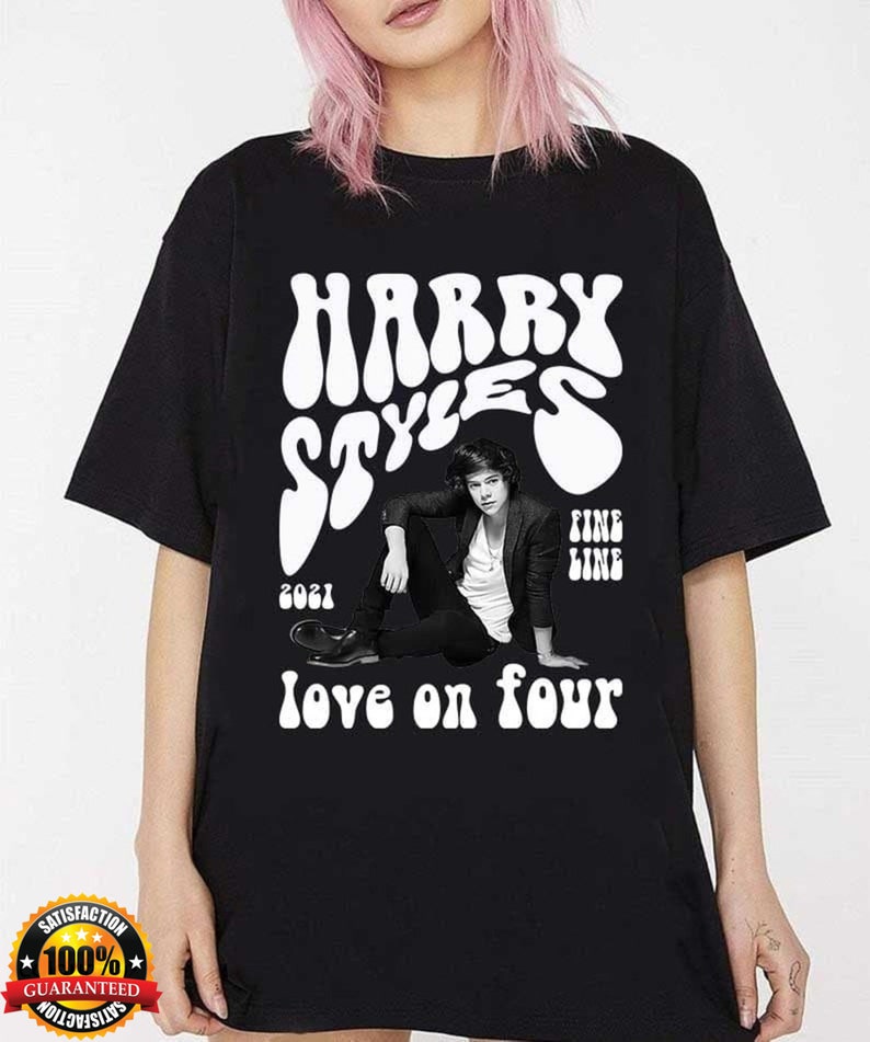 Harry styles shirt fine line shirt vintage harry styles retro shirt 2021 love on tour