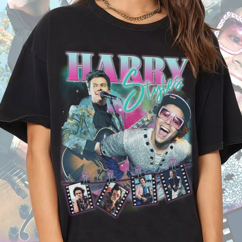 Harry styles shirt retro shirt vintage gildan shirt ultra cotton tee