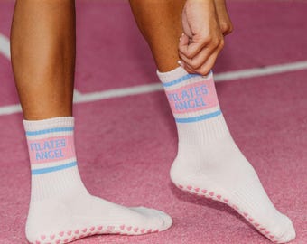 Calcetines Pilates Angel Grip. Tallas: EE. UU. 5-10 / UE 35-41.