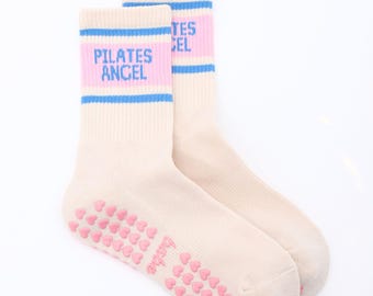 Calcetines Pilates Angel Grip. Tallas: EE. UU. 5-10 / UE 35-41.
