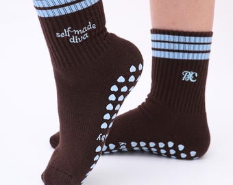 Calcetines Diva Grip hechos a mano para Pilates, Lagree y Barre