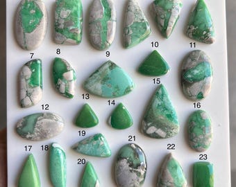 Variscite Cabochon: Natural Gemstone for Jewelry Making