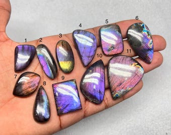 Cabujones de labradorita al por mayor: Fabricación de joyas con piedras preciosas de múltiples destellos