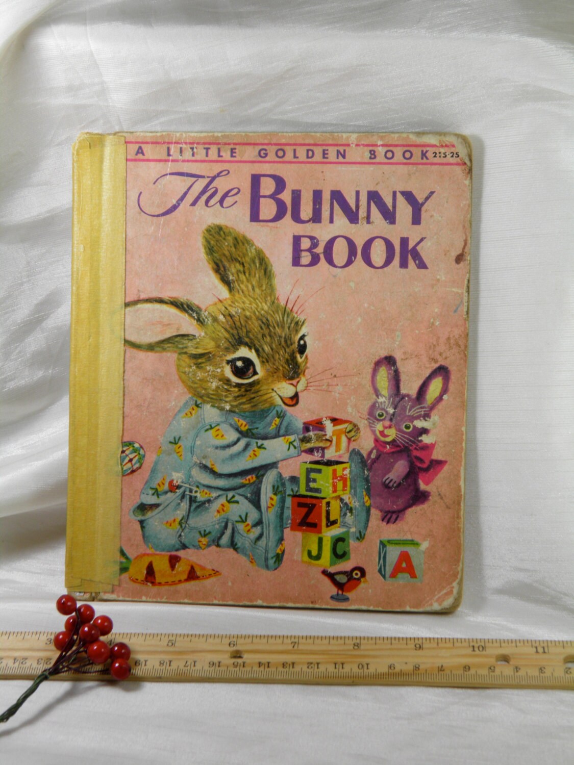 1955 The Bunny Book Children's Book Illustrations by Etsy