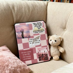 Printed Kindle Case: Personalized For Case Paperwhite 10/11/12th,Paperwhite 5/6/7th Case, Kindle with  Wrist Strap - Lightweight Cover