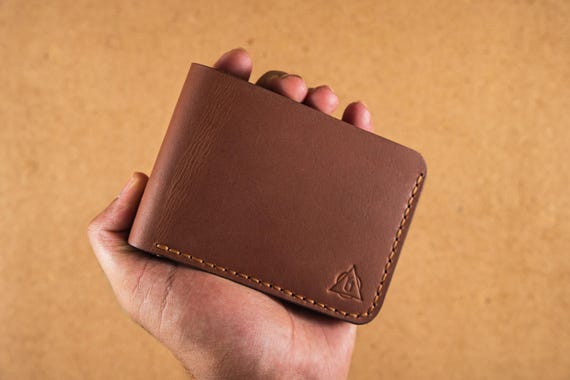 Handmade Mens Leather Wallet | Full Grain Bifold Wallet | Graduation Gift | Gift for Brother | Wedding Gift | Premium Leather Gift For Men