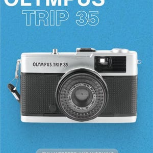 Olympus Trip 35 — Cámara de película de 35 mm, objetivo Zuiko de 40 mm f/2.8, fotómetro sin batería, enfoque por zonas, probada