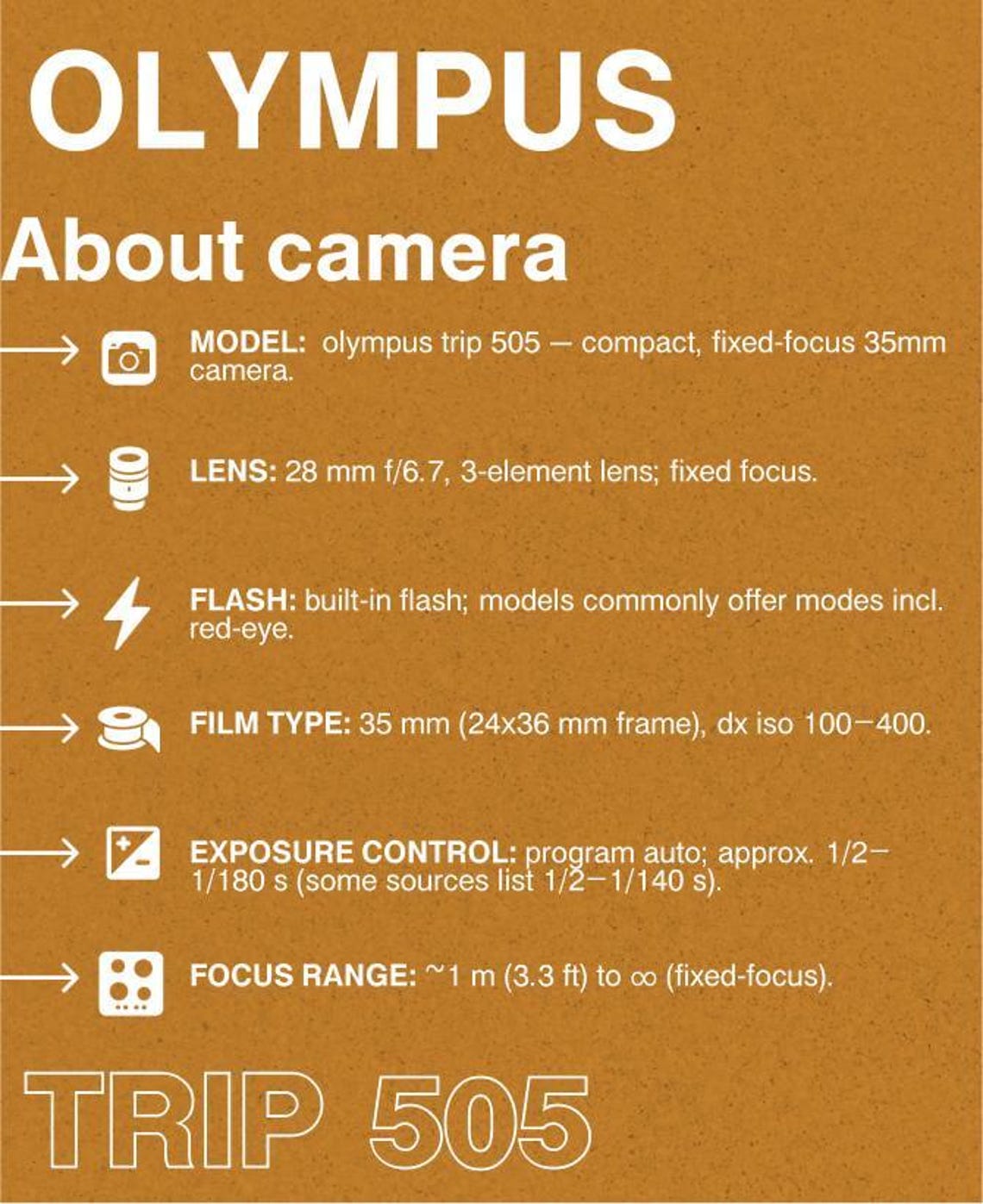 Olympus Trip 505, foto 2 di 5