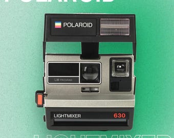 Polaroid lightmixer 630 – vintage 1980s instant film camera | classic collectible polaroid 600